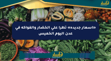 «أسعار جديدة» تطرأ على الخضار والفواكه في عدن اليوم الخميس
